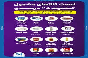 اینفوگرافیک/ لیست کالاهای مشمول تخفیف 25 درصدی