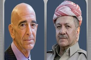 مسعود بارزانی با توماس باراک‌ درباره وضعیت سوریه و عراق رایزنی کرد