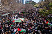 نیم میلیون استرالیایی در تظاهرات حمایت از فلسطین به خیابان‌ها ریختند