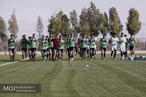 تمرین تیم ملی فوتبال ایران