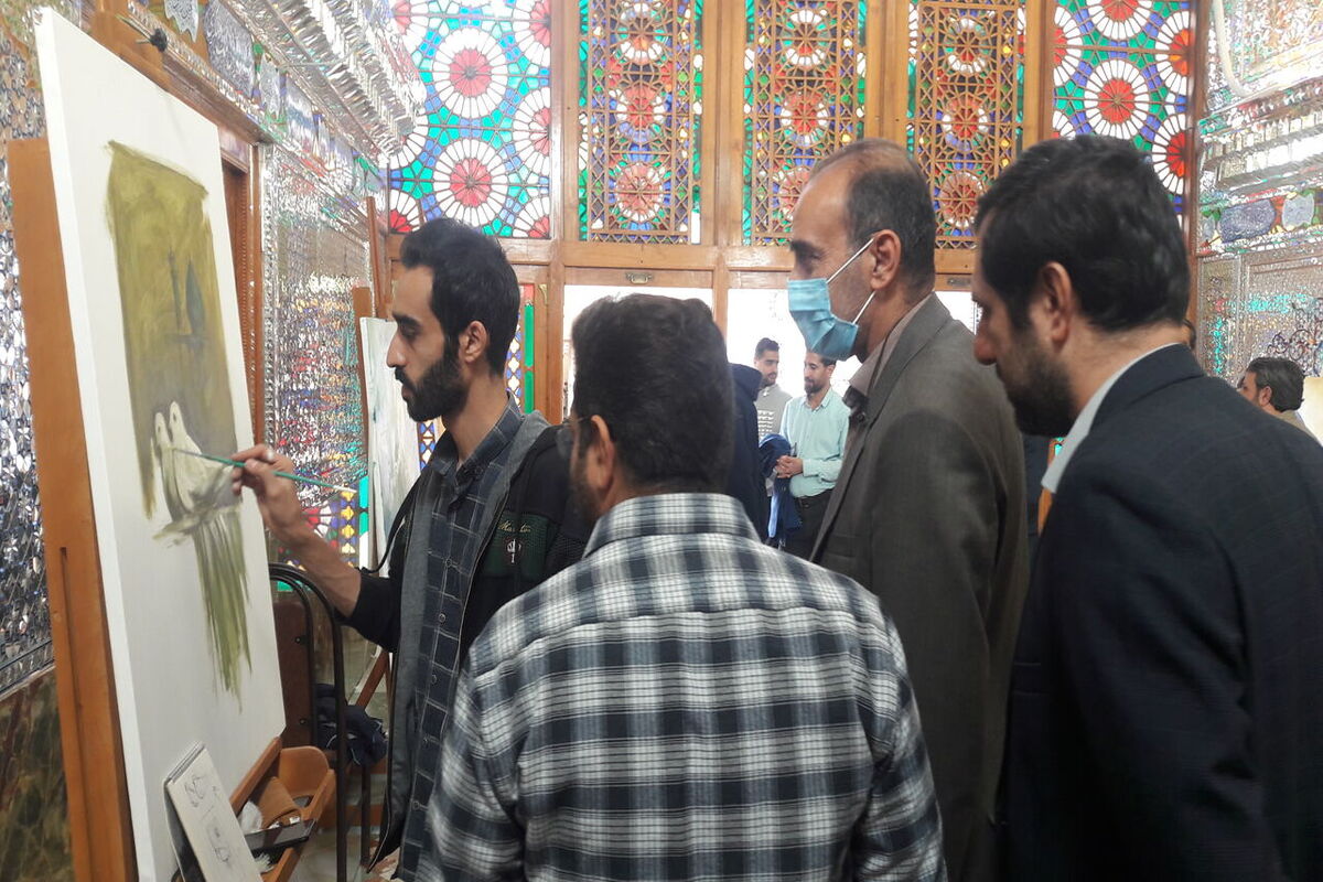 کارگاه نقاشی شاهچراغ ع