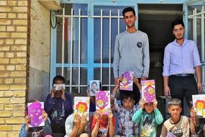 رنگ مهربانی بر دیوار مدارس محروم بازفت