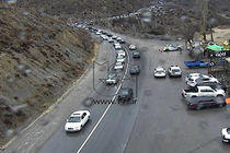 تردد وسایل نقلیه در محور چالوس و آزادراه تهران - شمال سنگین است