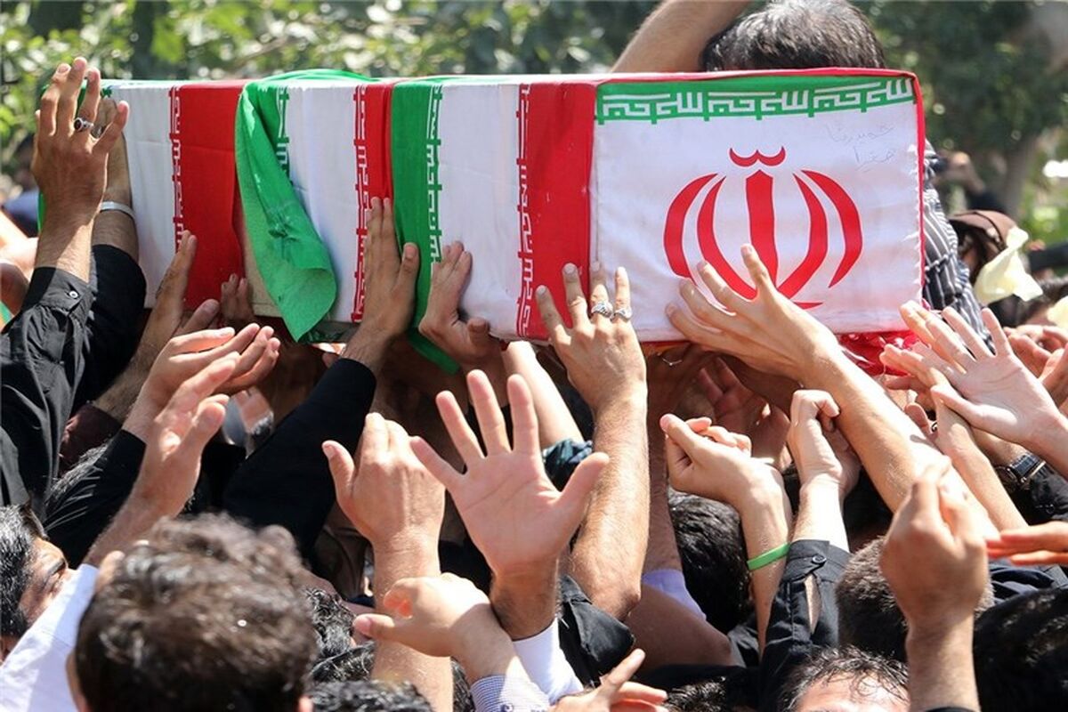 تشییع شهید گمنام در تفت