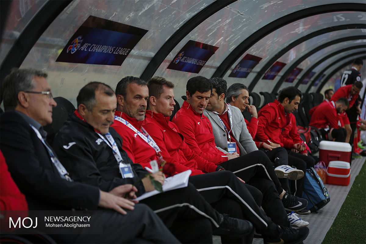 دیدار تیم های فوتبال پرسپولیس ایران و الریان قطر