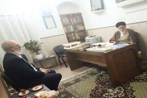 دیدار اعضای شورای سیاست گذاری بسیج مداحان و هیات مذهبی شهرستان یزد با امام جمعه بخش مرکزی