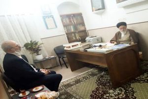 دیدار اعضای شورای سیاست گذاری بسیج مداحان و هیات مذهبی شهرستان یزد با امام جمعه بخش مرکزی
