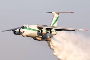 اعزام هواپیمای آب‌پاش ایلوشین در پنجمین روز آتش‌سوزی در هماگ