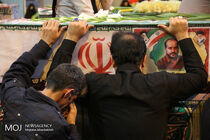 پیکر شهید سردار اسماعیل کرمی در خمینی‌شهر تشییع شد