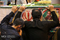 پیکر شهید سردار اسماعیل کرمی در خمینی‌شهر تشییع شد