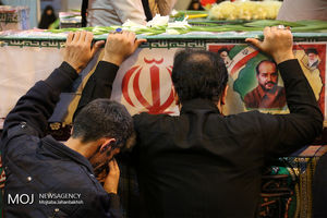 پیکر شهید سردار اسماعیل کرمی در خمینی‌شهر تشییع شد