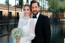 عکسی از همسر بهرام رادان بعد عروسیشان / مینا مختاری زیباتر از آیسان آقاخانی است ؟