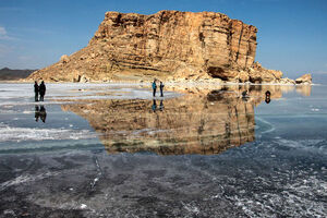 عمق آب دریاچه ارومیه ۸۰ سانتیمتر شد