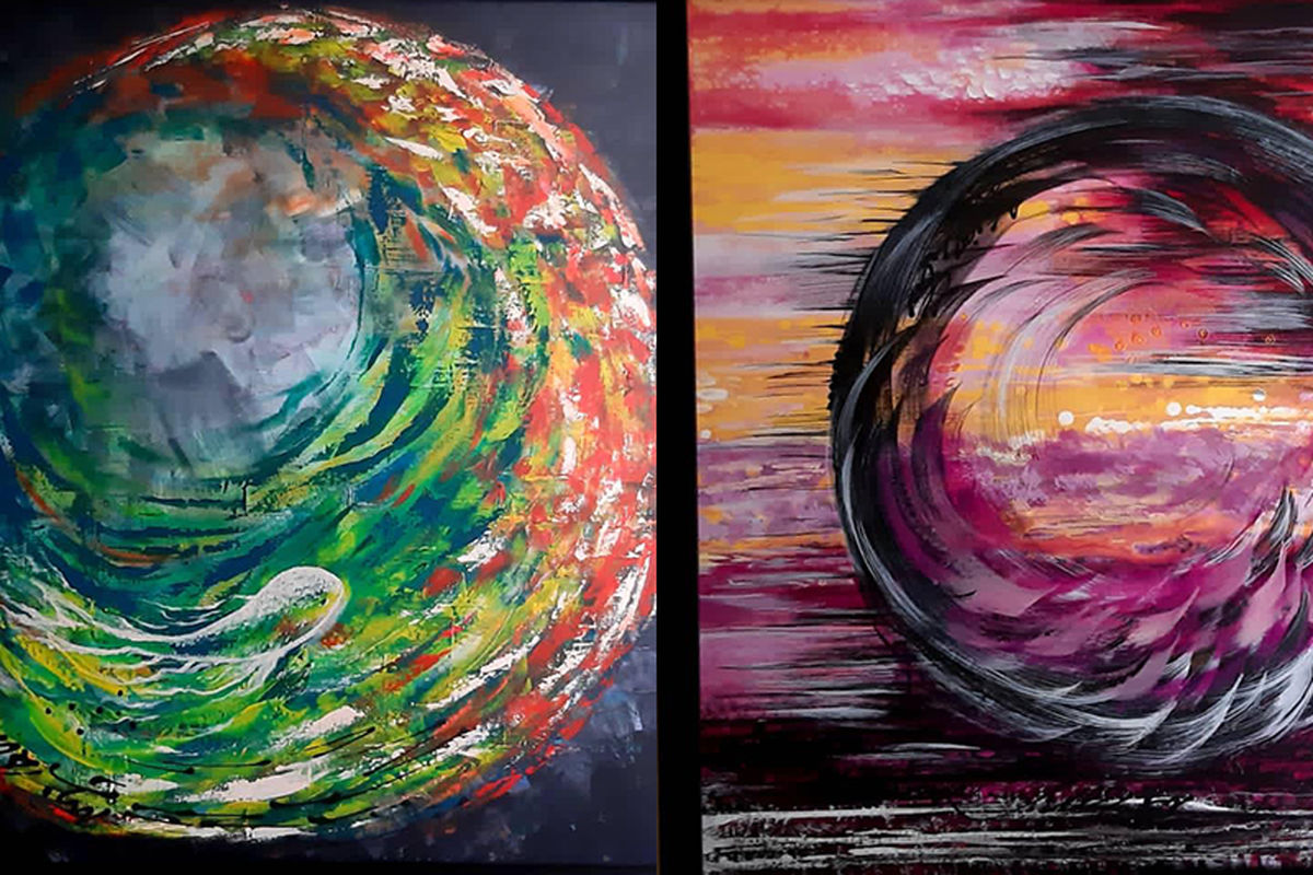 نمایشگاه مجازی آثار مهتاب رخصتی