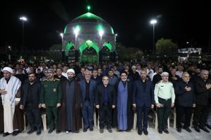 آیین افتتاح مواکب اربعین در اندیمشک برگزار شد