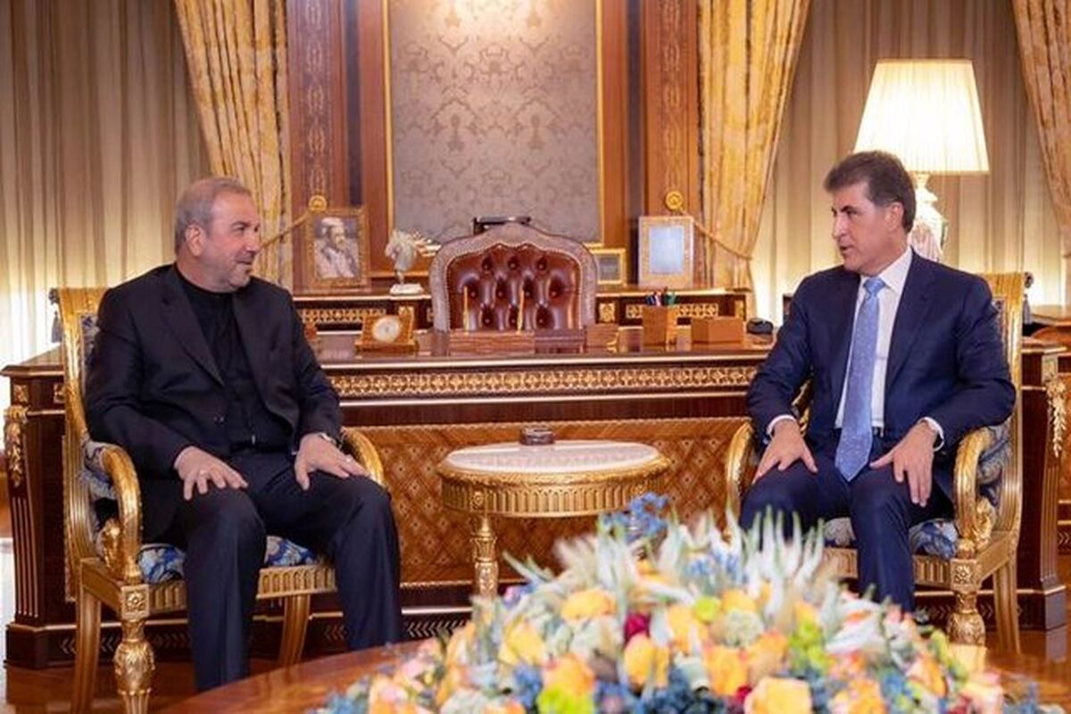 نیچروان بارزانی در دیدار با سفیر ایران