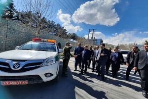  نوری قزلجه از مانور گشت‌های یگان امور اراضی استان تهران بازدید کرد