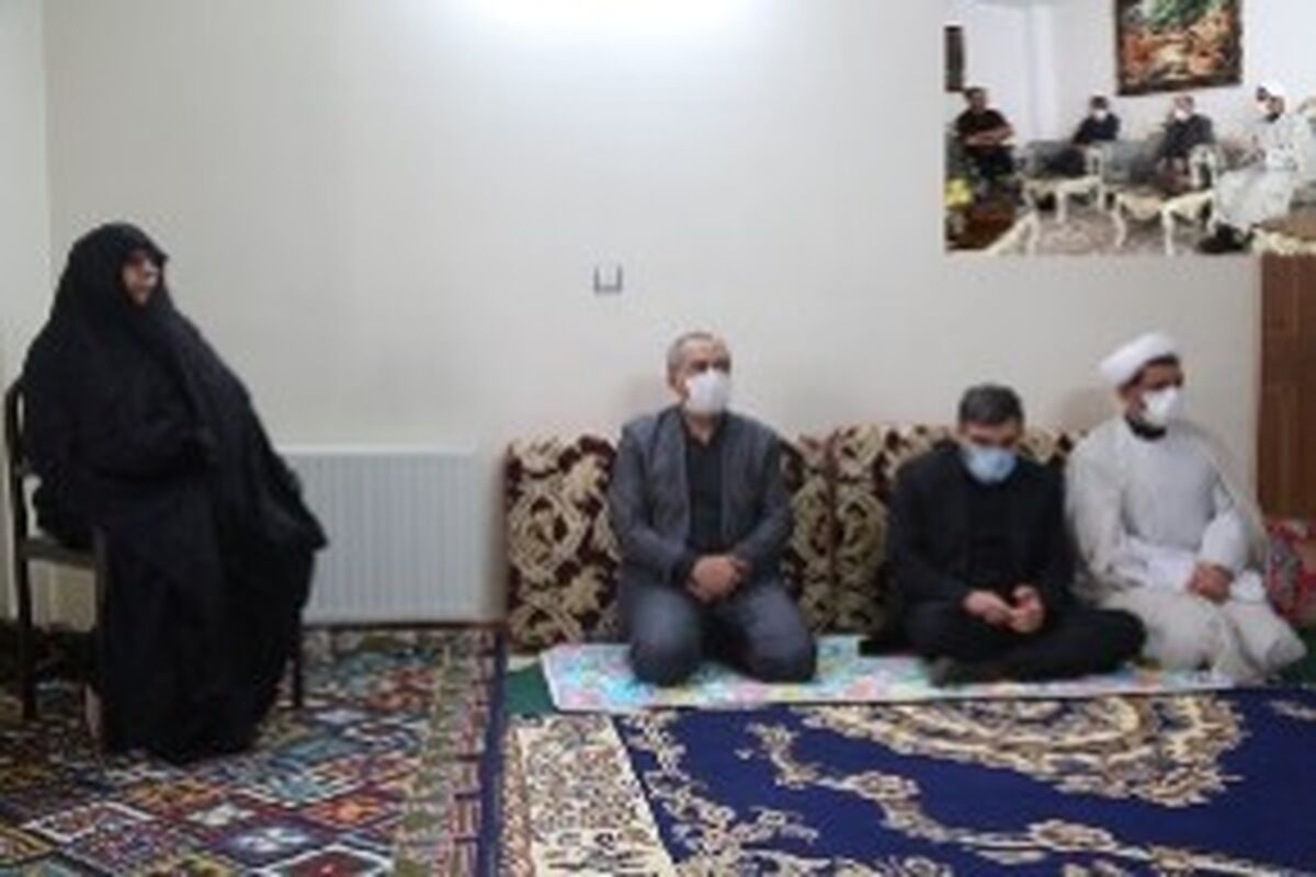 دیدار استاندار با خانواده شهدا