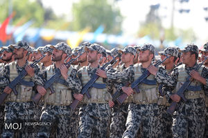 صبحگاه مشترک پدافند هوایی خاتم‌الانبیا(ص) در اهواز برگزار شد