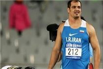 کسب حدنصاب پرتاب دیسک قهرمانی آسیا توسط صمیمی