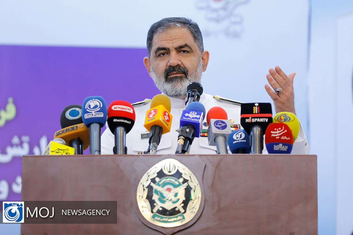 اولین نشست خبری فرمانده نیروی دریایی ارتش