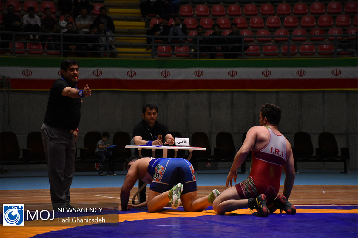 دیدار تیم های کشتی فرنگی هیات اردبیل و خراسان جنوبی