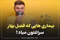 اینفوگرافیک/بیماری های فصل بهار 