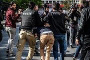 سرکوب تظاهرات روز زن در استانبول