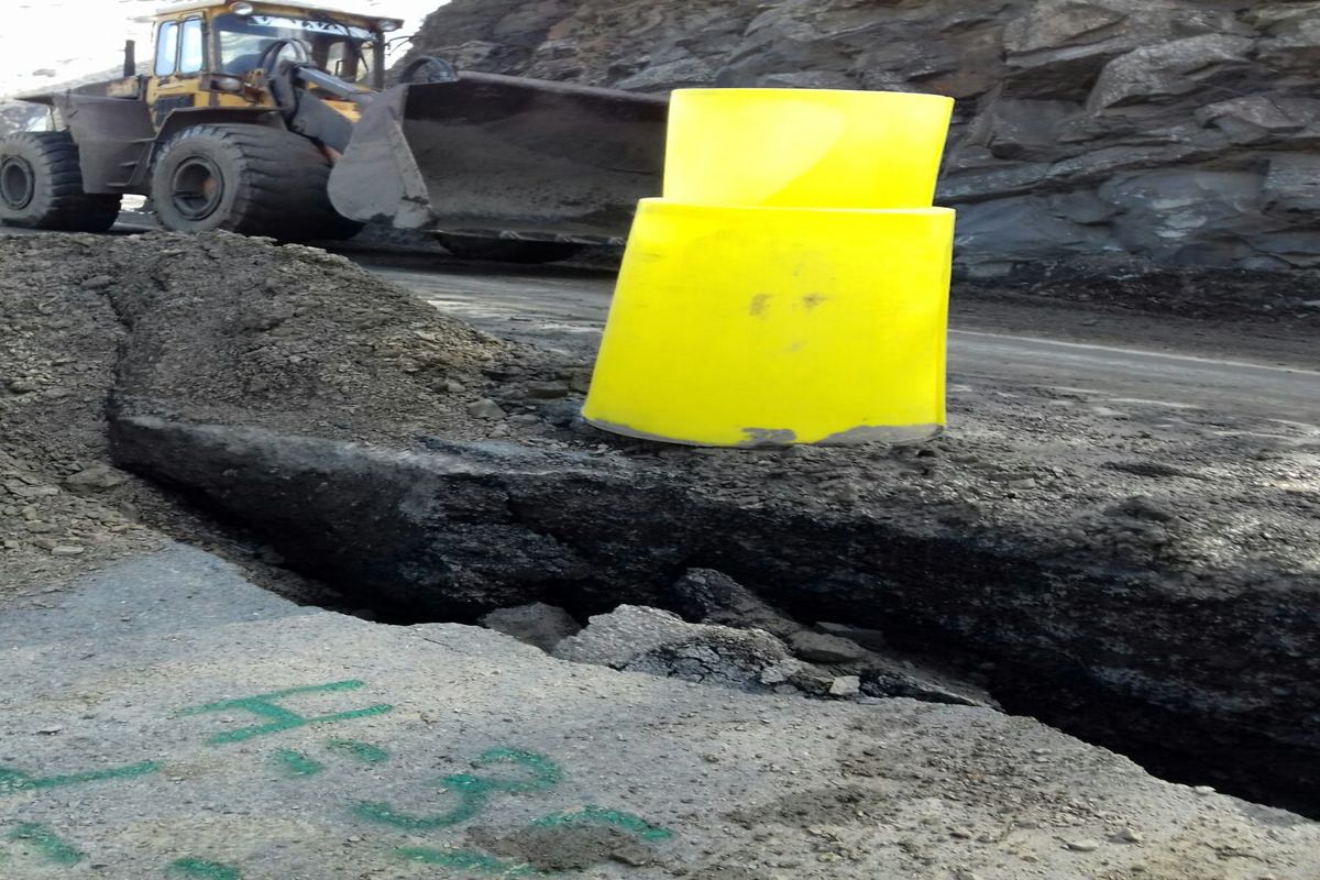 رانش جاده کندوان اسفند 1400