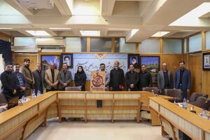 پوستر هشتمین سفر پیاده‌روی اربعین حسینی در دانشگاه شیراز رونمایی شد 