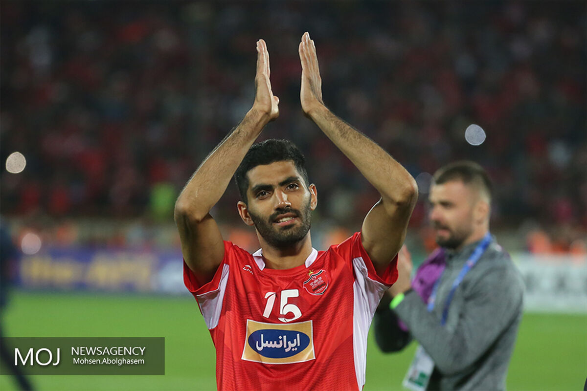 دیدار تیم های فوتبال پرسپولیس ایران و السد قطر / محمد انصاری