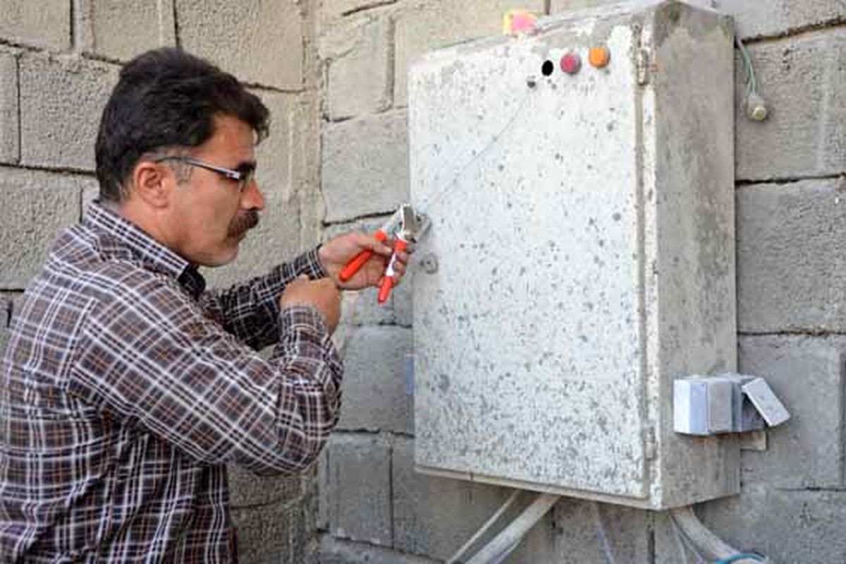 پلمپ چاه غیرمجاز  در کرمانشاه