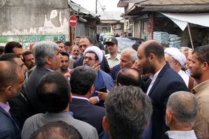 بازدید استاندار گیلان از پروژه های عمرانی بخش لشت نشاء 