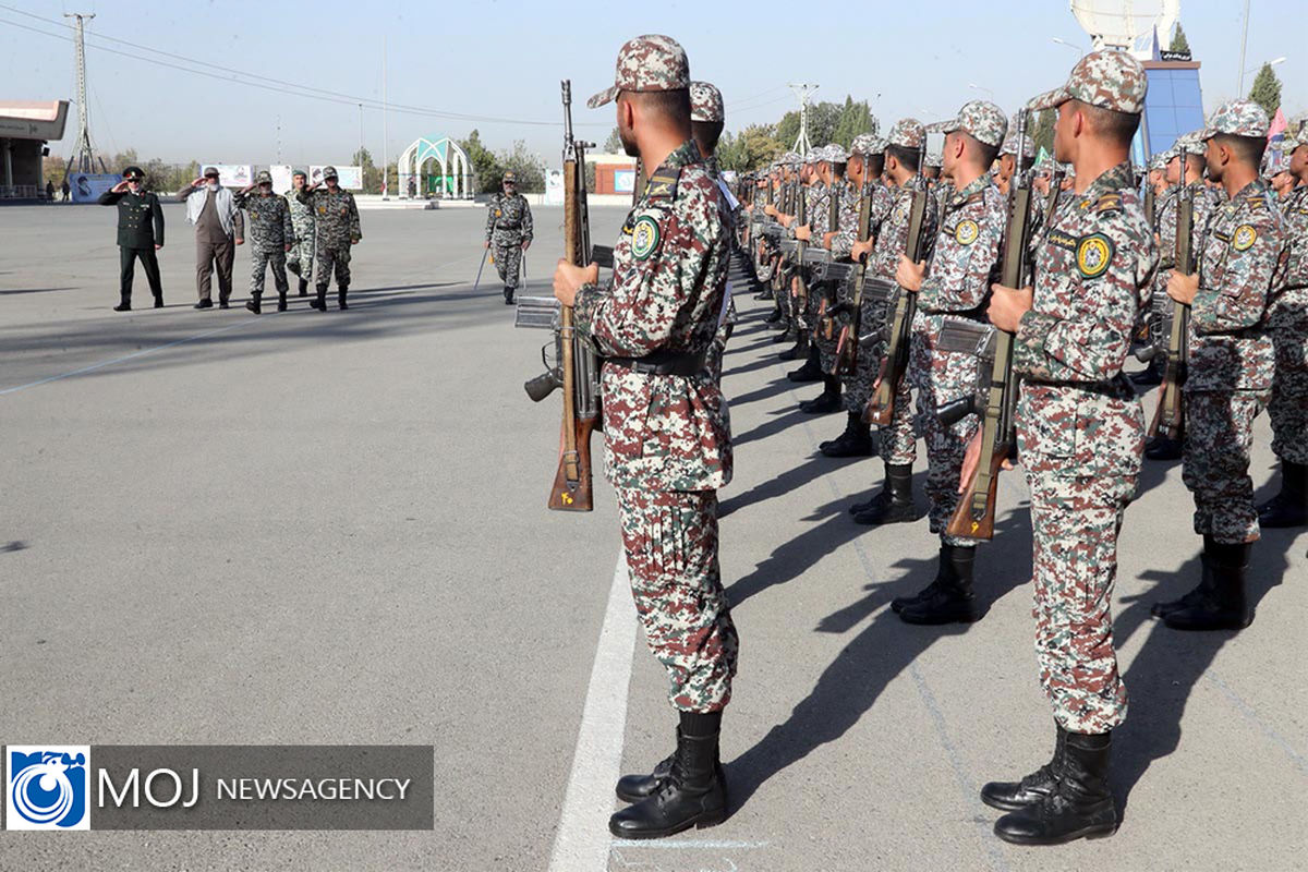 صبحگاه مشترک عهد سربازی در نیروی پدافند هوایی ارتش 