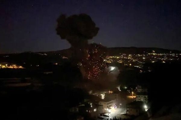 جنوب لبنان زیر آتش حملات گسترده هوایی اسرائیل