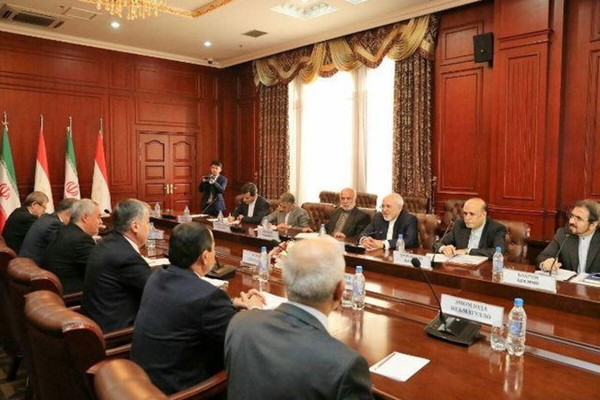 دیدار ظریف با همتای تاجیک
