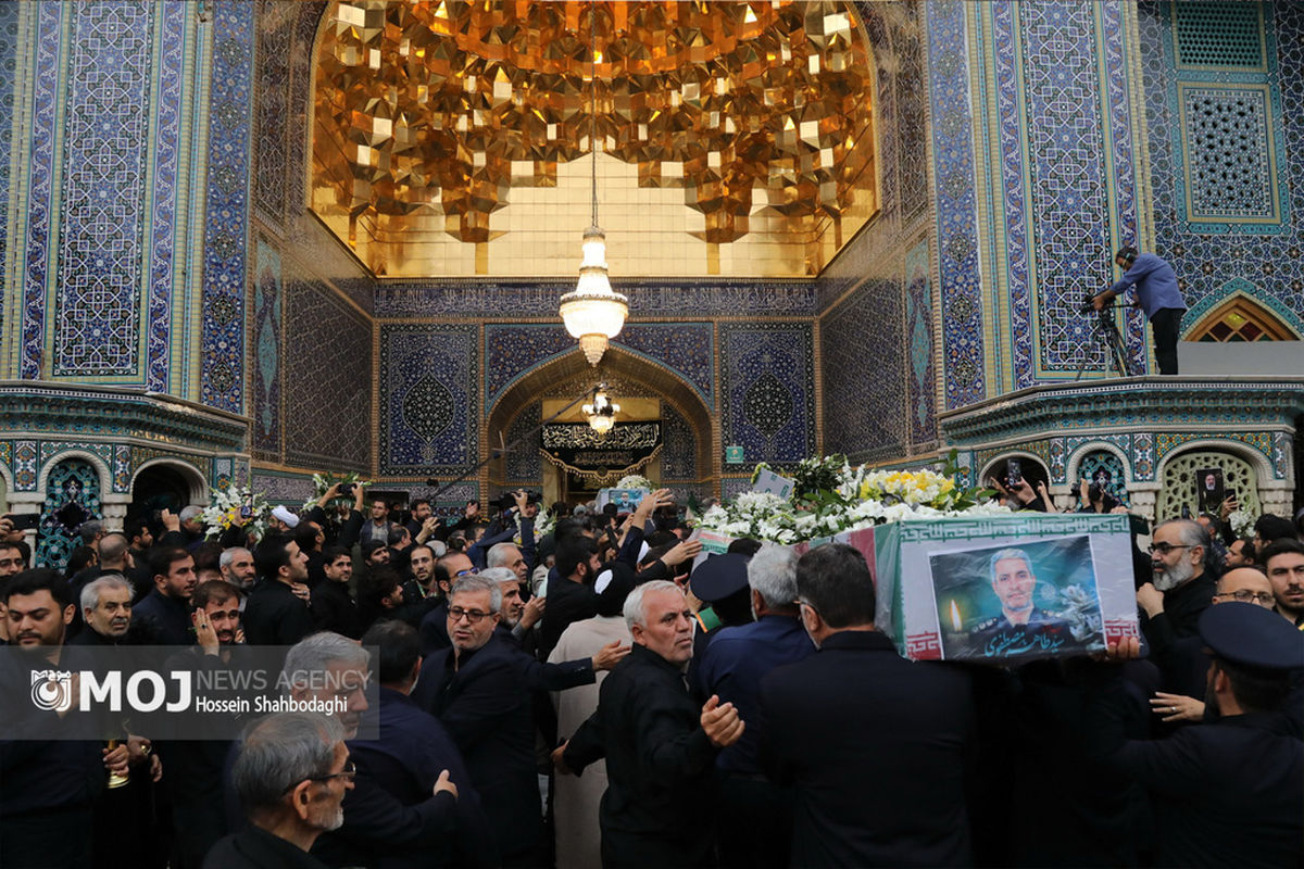 تشییع پیکر رییس جمهور و یارانش در قم