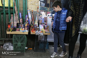 حال و هوای بازار تجریش در ایام نزدیک عید نوروز