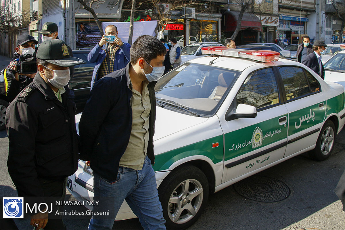 بازسازی صحنه سرقت مسلحانه از طلافروشی در تهران