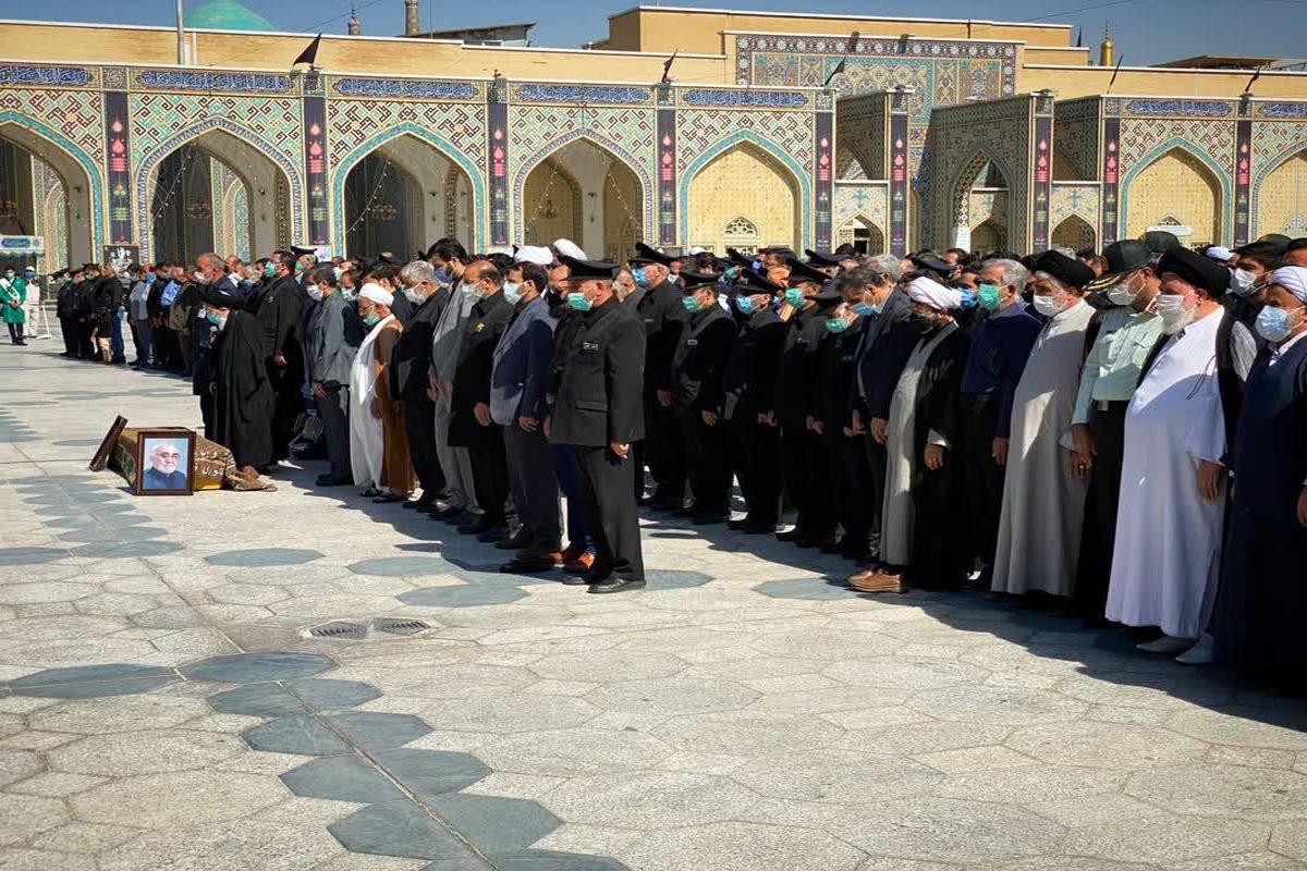 مراسم تشییع پیکر مرحوم رحیم‌پور ازغدی