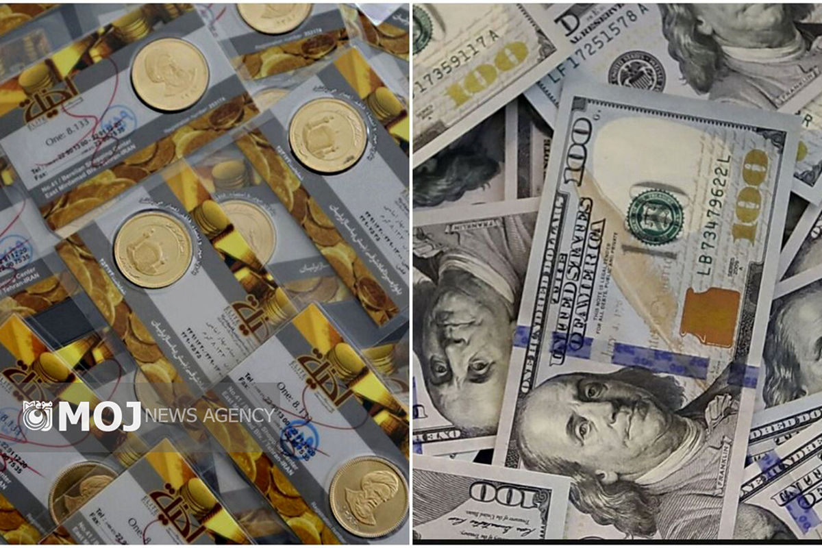 ریزش بورس - سکه- طلا - دلار