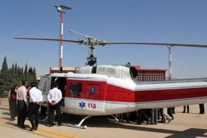 نجات زن باردار دزفولی توسط اورژانس هوایی لرستان