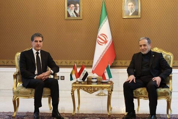 رئیس اقلیم کردستان عراق با وزیر امور خارجه جمهوری اسلامی ایران دیدار کرد