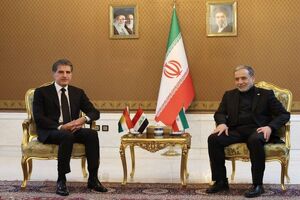 رئیس اقلیم کردستان عراق با وزیر امور خارجه جمهوری اسلامی ایران دیدار کرد