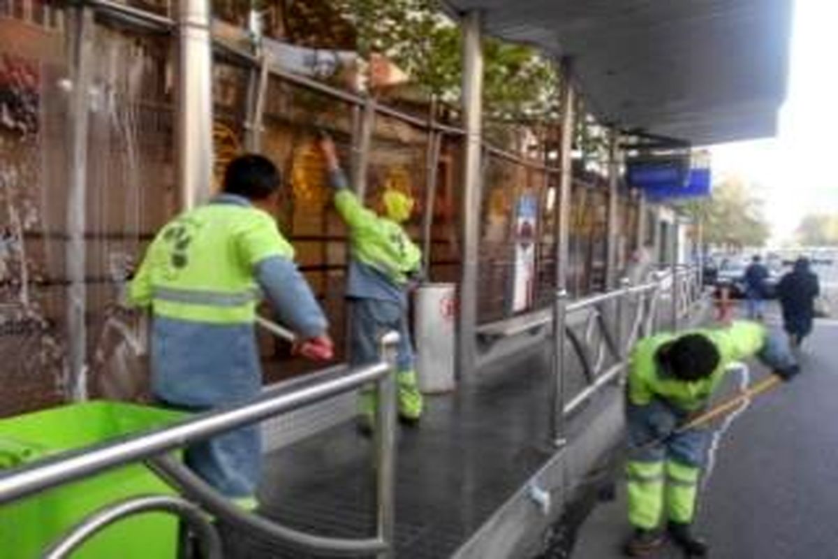 شستشوی ایستگاه بی آر تی