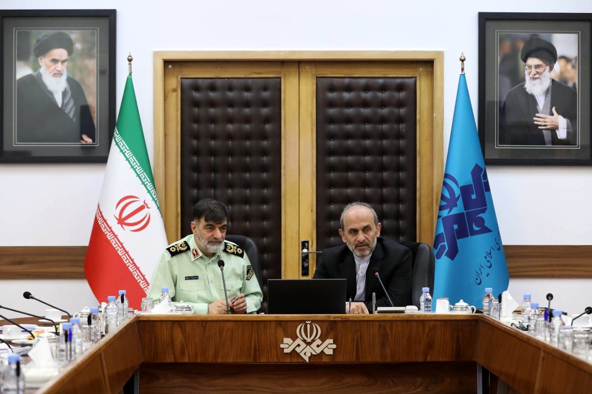 رئیس صداد و سیما و فرمانده انتظامی کل کشور