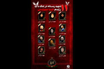 شمار نهایی شهدای رسانه‌ای جنگ ۱۲ روزه به ۱۲ نفر رسید