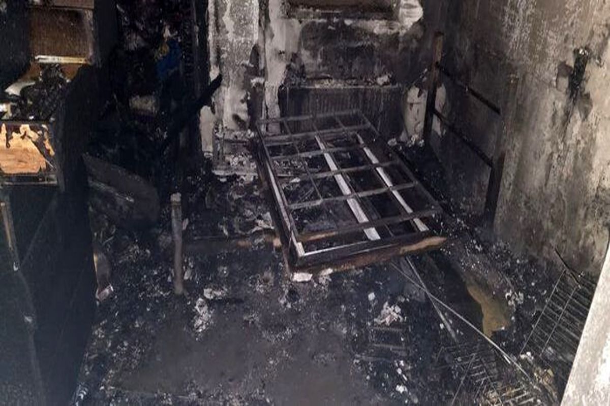 اتش سوزی قم