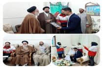 ازدواج یک زوج هلال احمری در آستانه ولادت حضرت علی (ع)