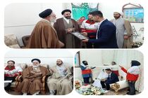 ازدواج یک زوج هلال احمری در آستانه ولادت حضرت علی (ع)